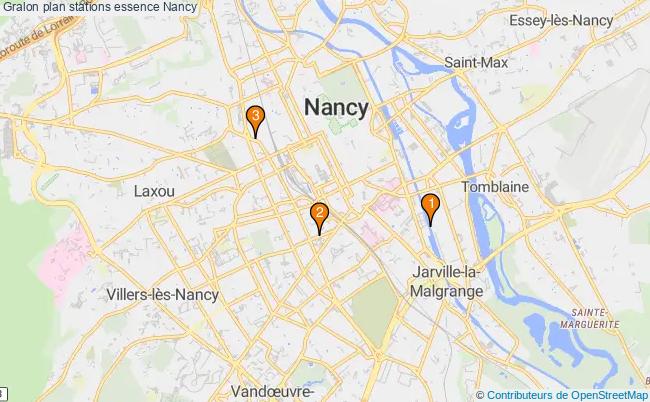 plan stations essence Nancy plan stations essence Nancy