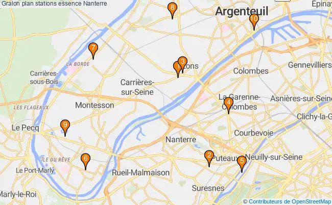 plan stations essence Nanterre plan stations essence Nanterre