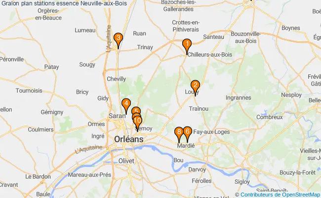 plan stations essence Neuville-aux-bois plan stations essence Neuville-aux-bois