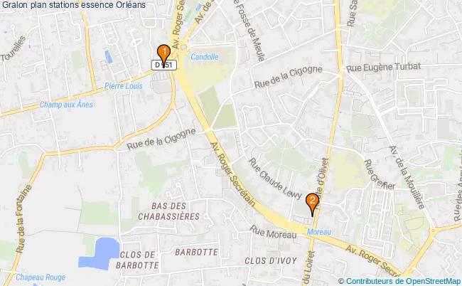 plan stations essence Orléans plan stations essence Orléans