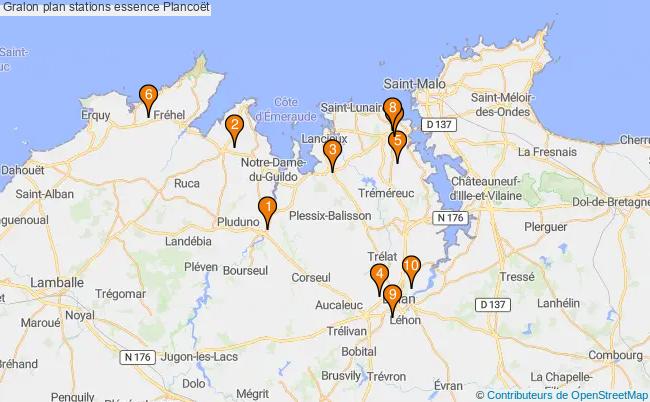 plan stations essence Plancoët plan stations essence Plancoët