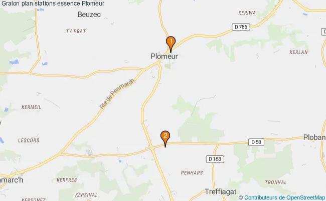 plan stations essence Plomeur plan stations essence Plomeur