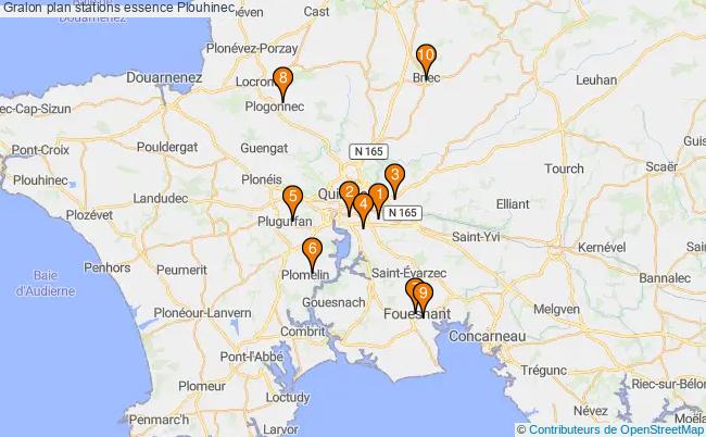 plan stations essence Plouhinec plan stations essence Plouhinec