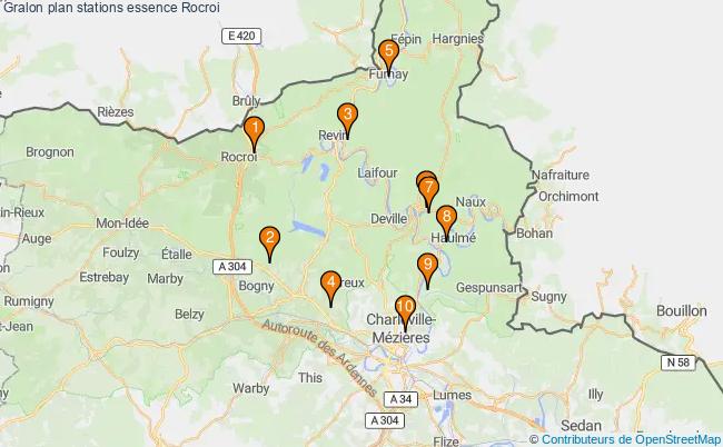 plan stations essence Rocroi plan stations essence Rocroi