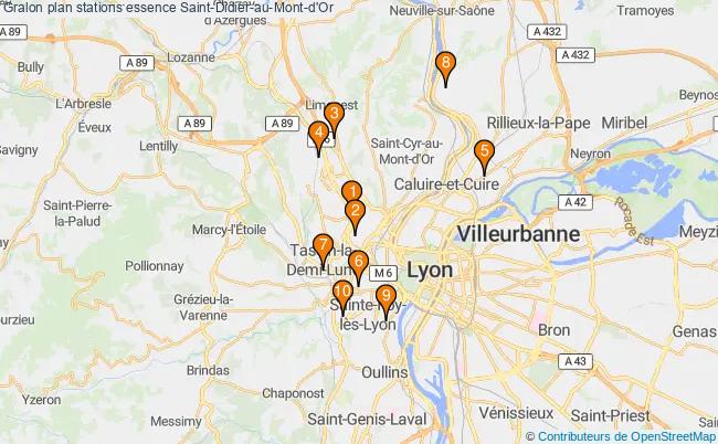 plan stations essence Saint-didier-au-mont-d'or plan stations essence Saint-didier-au-mont-d'or