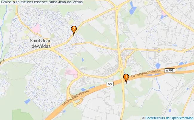plan stations essence Saint-jean-de-védas plan stations essence Saint-jean-de-védas