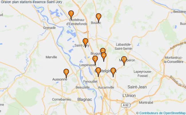 plan stations essence Saint-jory plan stations essence Saint-jory