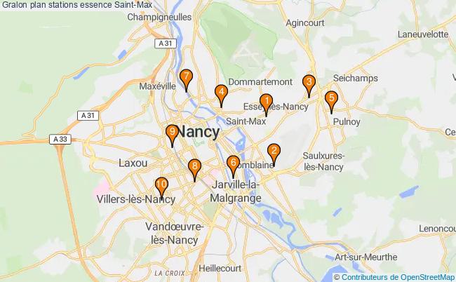 plan stations essence Saint-max plan stations essence Saint-max