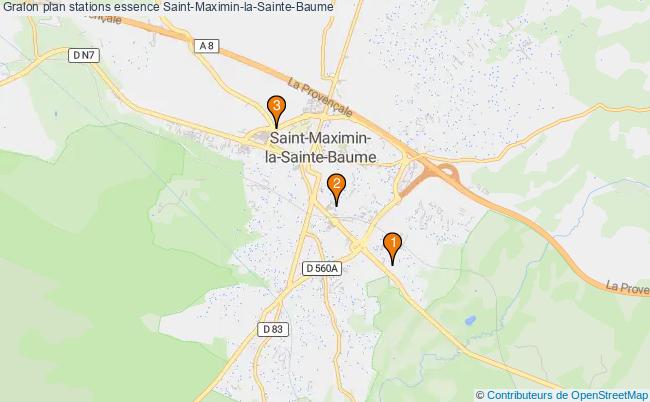 plan stations essence Saint-maximin-la-sainte-baume plan stations essence Saint-maximin-la-sainte-baume