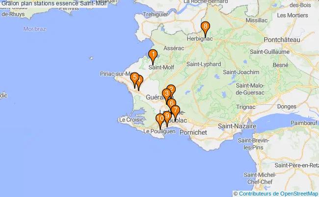 plan stations essence Saint-molf plan stations essence Saint-molf