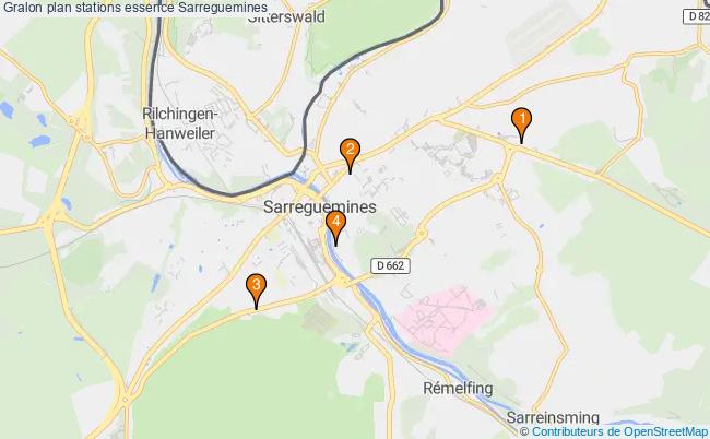 plan stations essence Sarreguemines plan stations essence Sarreguemines