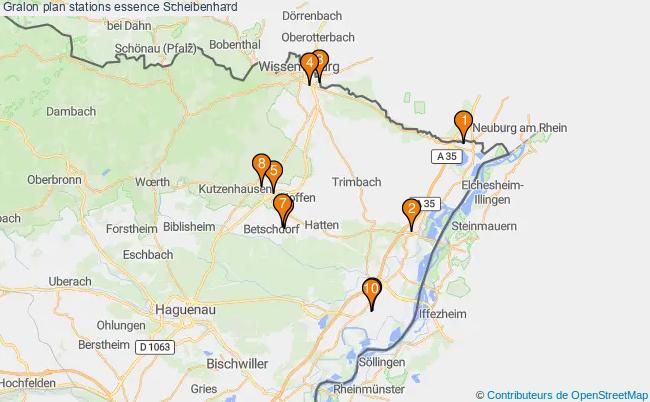 plan stations essence Scheibenhard plan stations essence Scheibenhard