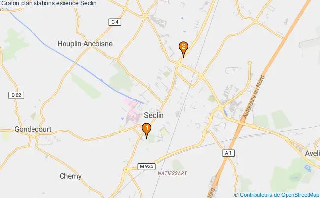 plan stations essence Seclin plan stations essence Seclin