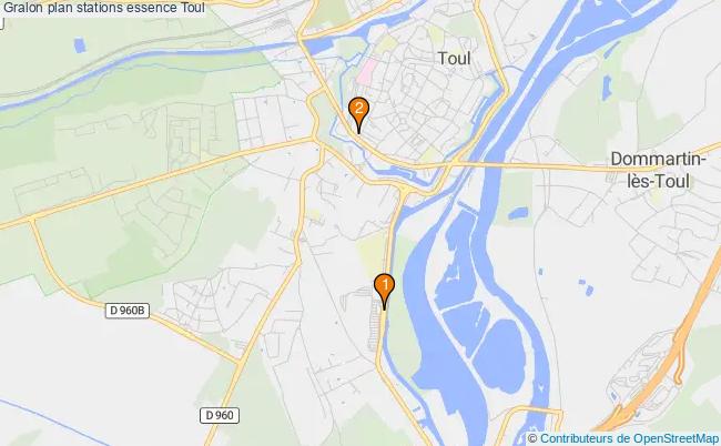 plan stations essence Toul plan stations essence Toul