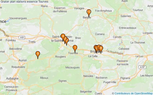 plan stations essence Tourves plan stations essence Tourves