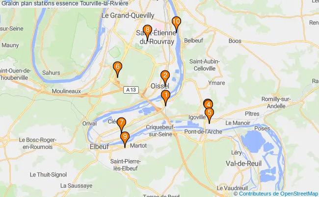 plan stations essence Tourville-la-rivière plan stations essence Tourville-la-rivière