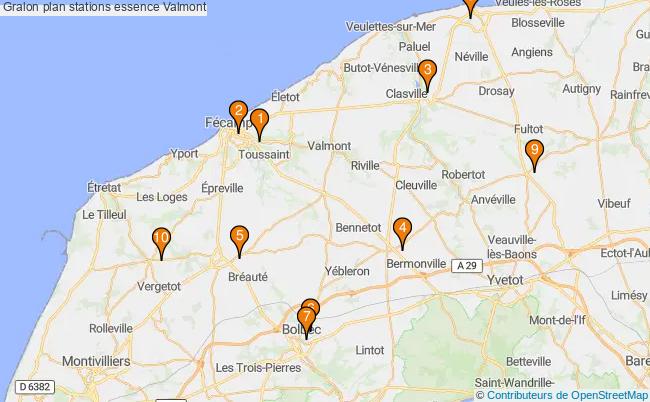 plan stations essence Valmont plan stations essence Valmont