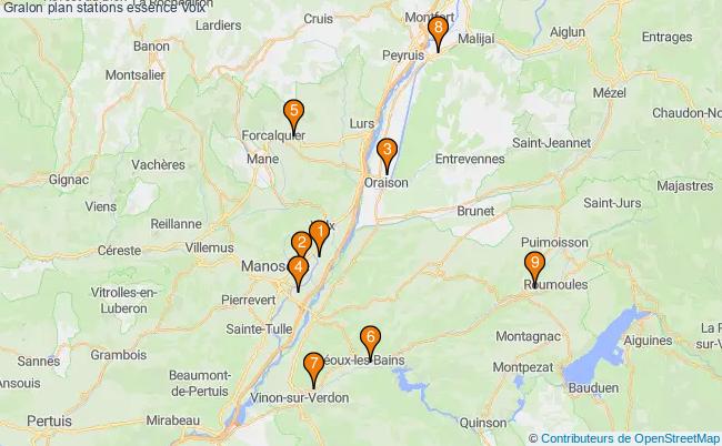 plan stations essence Volx plan stations essence Volx