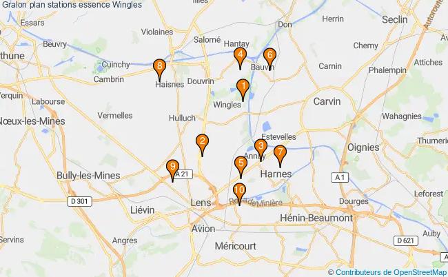 plan stations essence Wingles plan stations essence Wingles