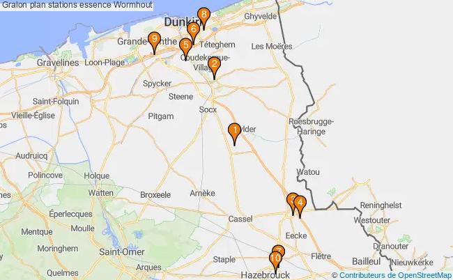 plan stations essence Wormhout plan stations essence Wormhout