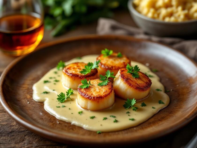 Noix de Pétoncles au Cognac : Recette Rapide et Savoureuse