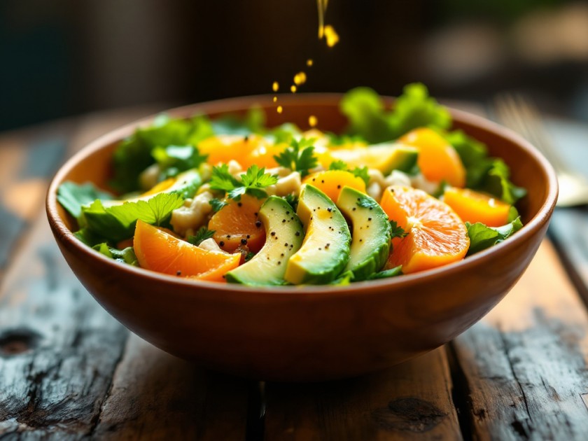 Salade Épicée d'Avocat et d'Orange