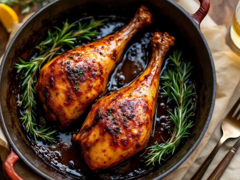 Cuises de Canard Caramélisées au Miel et Épices