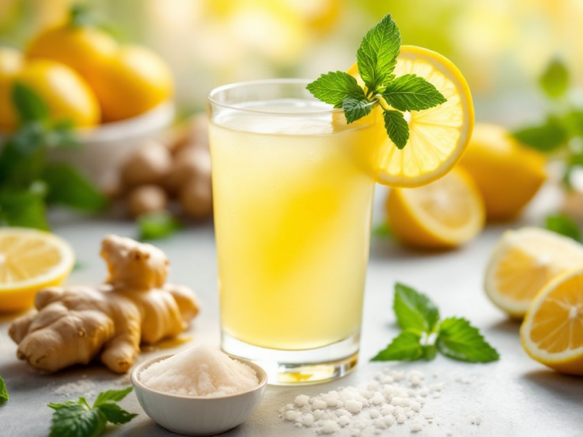 Jus de Citron Gingembre Revigorant Maison