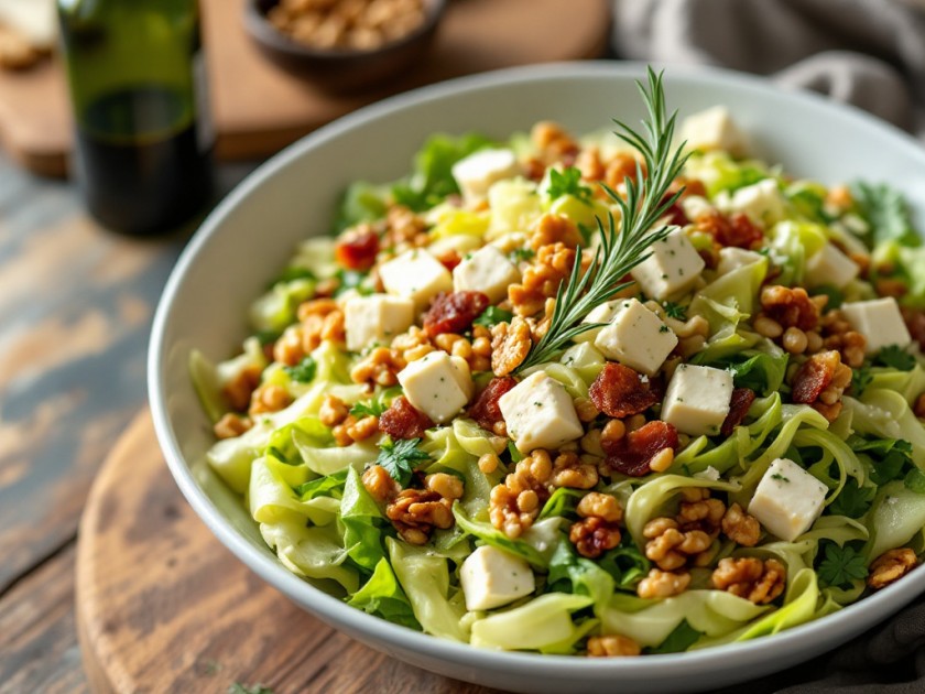 Salade de Chou Chinois Aux Lardons : Recette Savoureuse et Facile