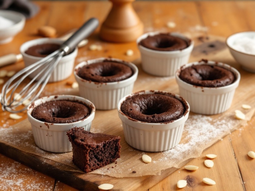 Mini-Gâteaux Chocolat Noir et Beurre Demi-Sel