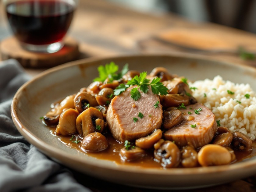 Langue de Porc au Madère : Recette Savoureuse et Réconfortante