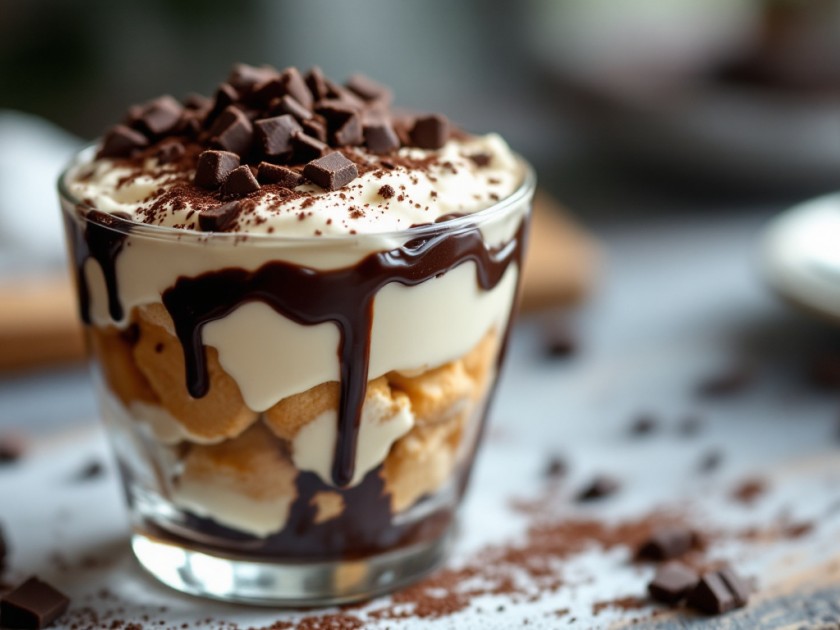 Tiramisu au Chocolat Gourmand et Crémeux