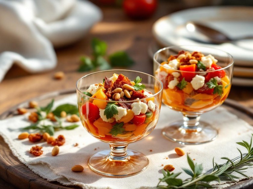 Verrine Provençale : Une Entrée Fraîche et Savoureuse