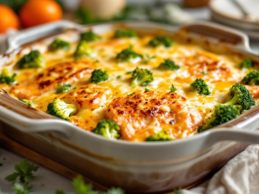 Gratin de Brocolis au Saumon Savoureux et Pratique