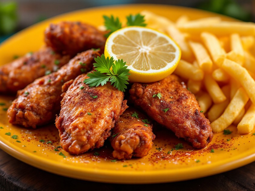 Ailes de Poulet Croustillantes aux Quatre Épices