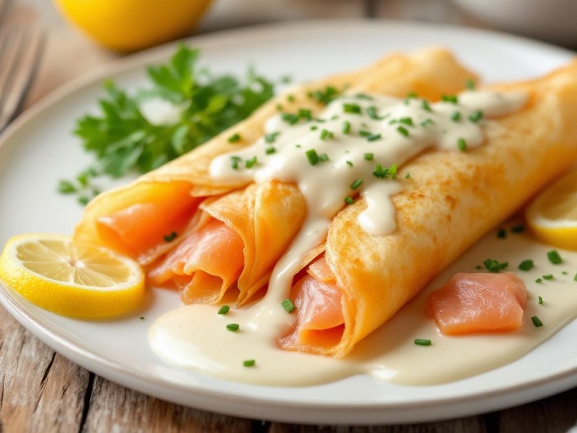 Délicieuses Crêpes au Saumon Fumé: Recette Facile
