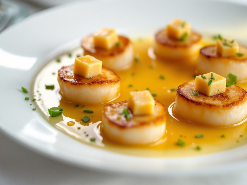 Coquilles Saint-Jacques au Foie Gras Gourmet