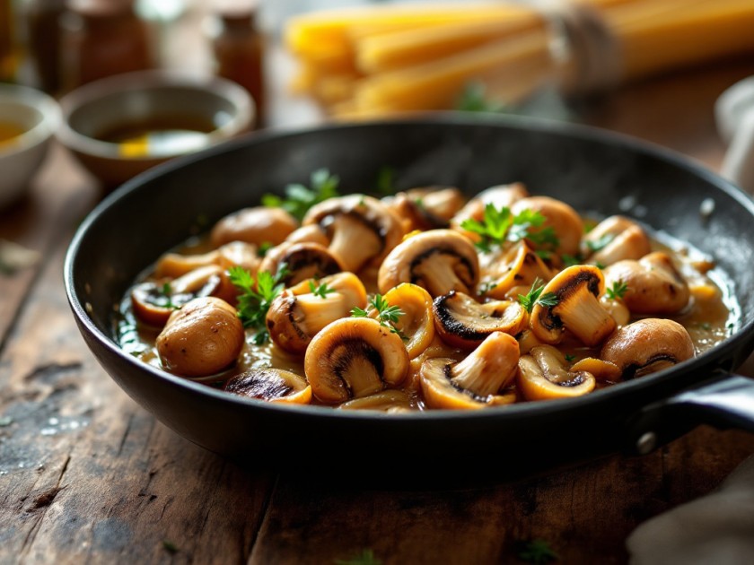 Recette Savoureuse de Bolets ou Cèpes Sautés à la Crème