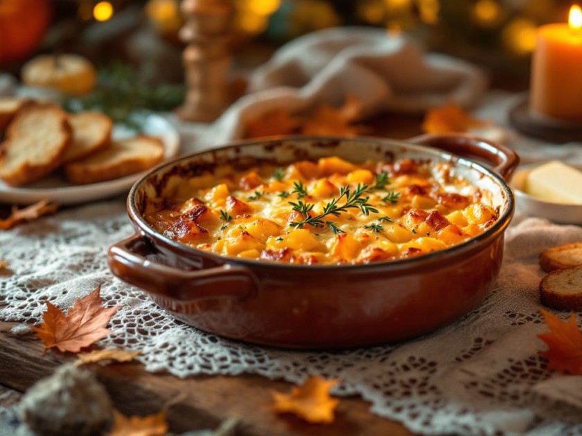 Gratin de Potimarron Savoureux et Crémeux