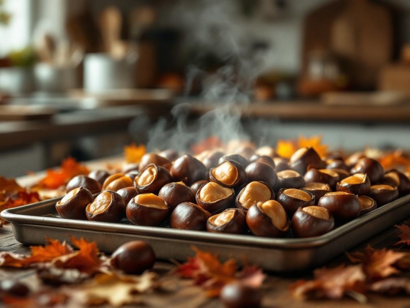 Châtaignes Rôties au Four : Un Amuse-Gueule Savoureux