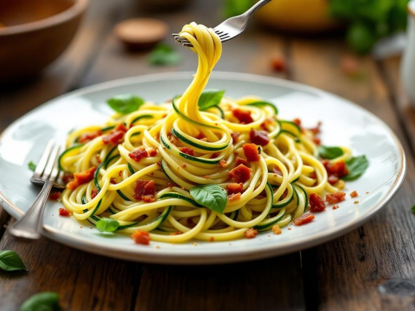 Délicieux Spaghetti Végétal à la Courgette