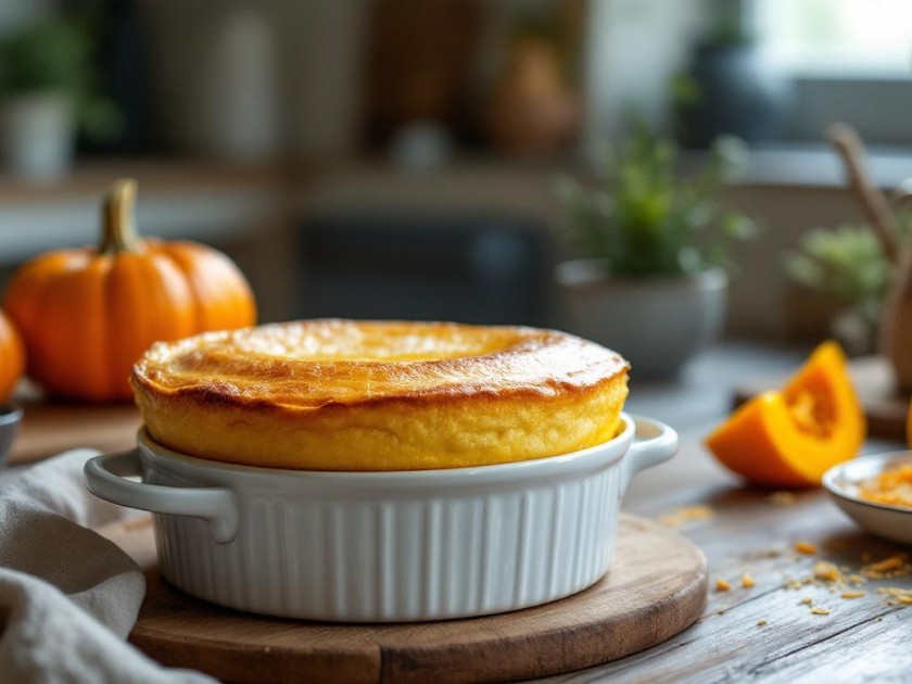 Soufflé Savoureux à la Courge : Un Accompagnement Réconfortant
