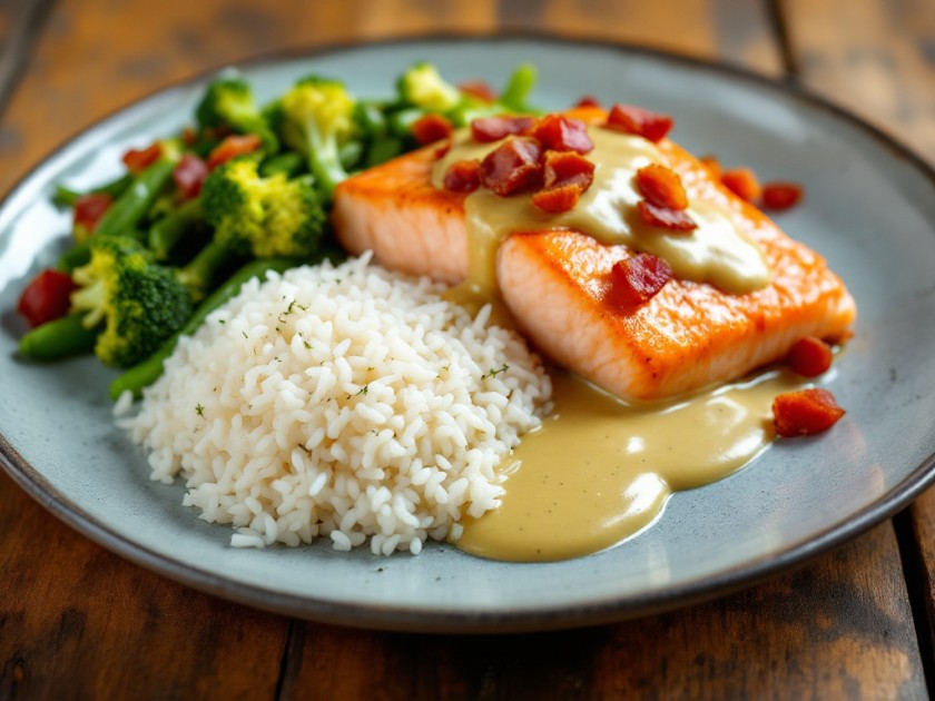 Saumonnette à la Moutarde : Recette Facile et Savoureuse