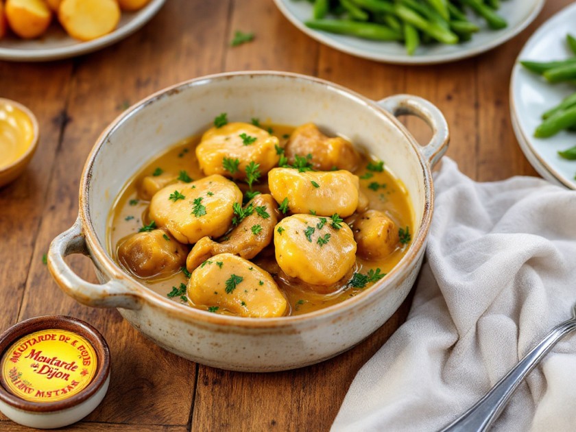 Rognons de Porc à la Moutarde Savoureux
