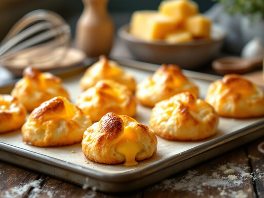 Gougères au Fromage : Amuse-Gueule Savoureux et Simple