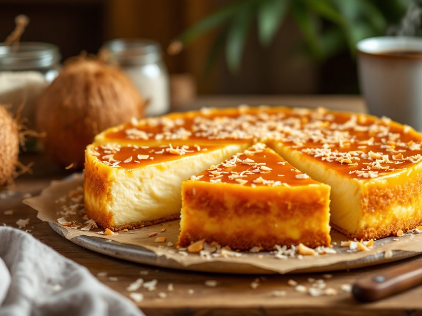 Gâteau Brésilien crémeux à la noix de coco
