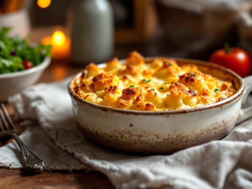 Gratin de chou-fleur léger et savoureux