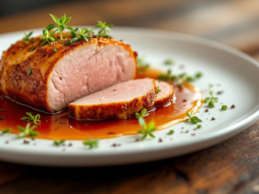 Magrets de Canard Garnis au Foie Gras