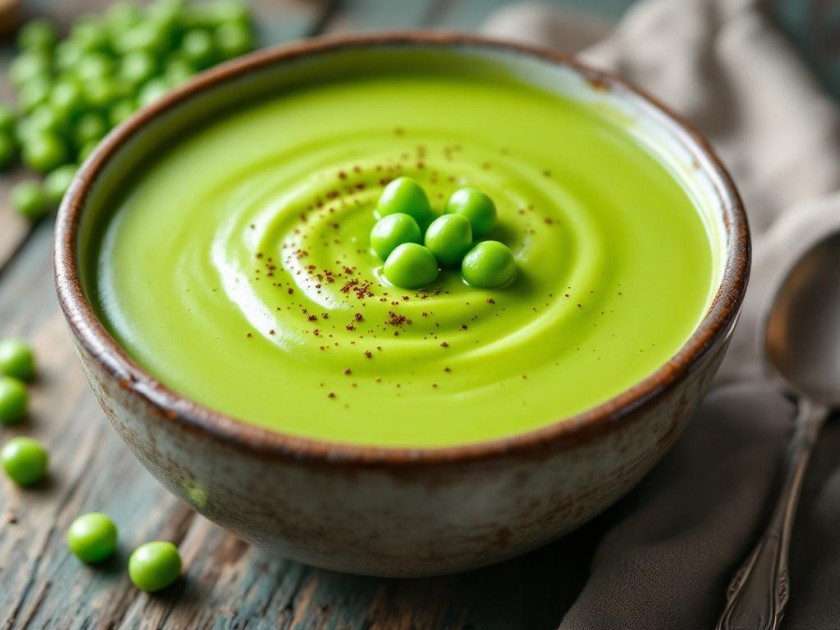 Soupe de Petits Pois Facile et Rapide
