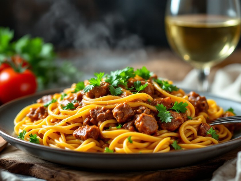 Pastaciuta : Recette Traditionnelle Italienne de Viande et Pâtes